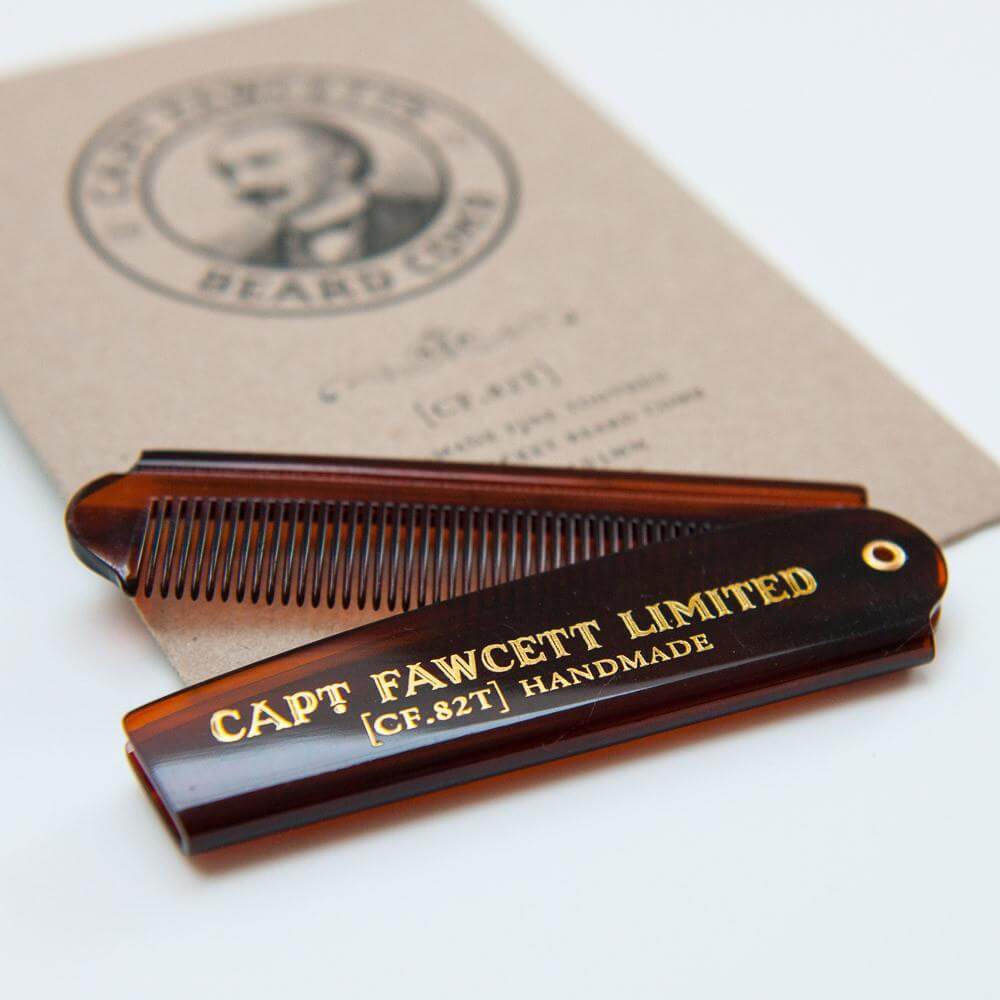 Captain Fawcett Beard Pocket Comb